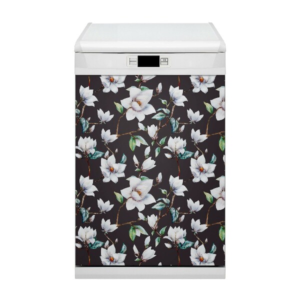 Dekorativer Magnet für eine Spülmaschine Bemalten Blumen