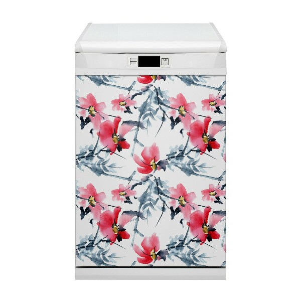 Magnet für eine Spülmaschine Blumenmuster