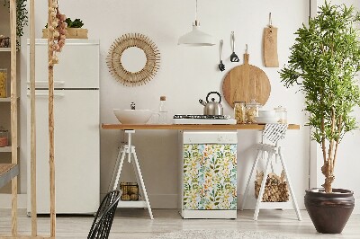 Geschirrspüler-Magnet Boho Blumen
