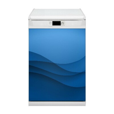 Dekorativer Magnet für eine Spülmaschine Blaue Kreuzung