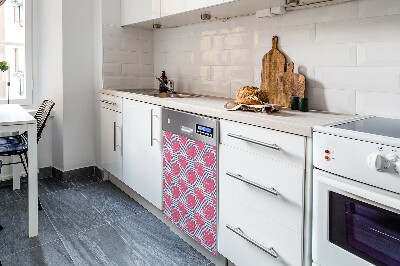 Dekorativer Magnet für eine Spülmaschine Rosa Blätter