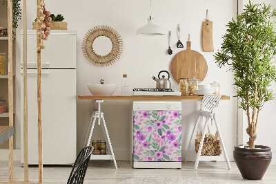 Dekorativer Magnet für eine Spülmaschine Blumenmuster