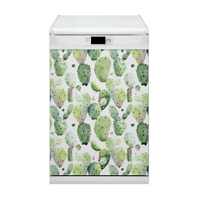 Dekorativer Magnet für eine Spülmaschine Tropen Cacti