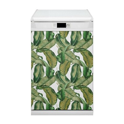 Dekorativer Magnet für eine Spülmaschine Botanische Blätter