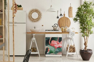 Geschirrspüler-Magnet Lackiertes Flamingo