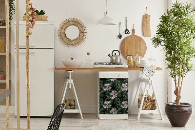 Dekorativer Magnet für eine Spülmaschine Exotische Blüten