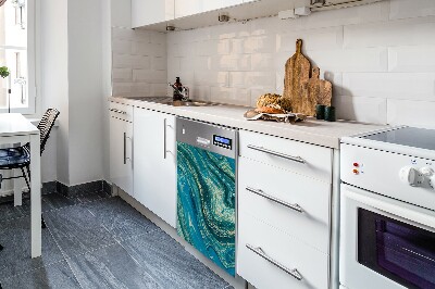 Magnet für eine Spülmaschine Blaue Abstraktion