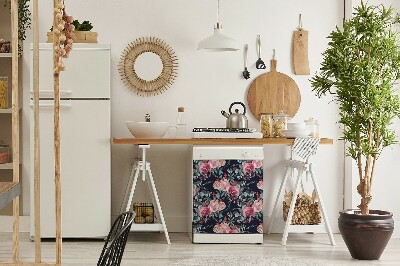 Magnet für eine Spülmaschine Blumen und Blätter