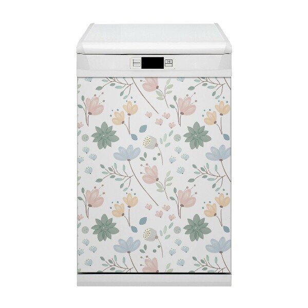 Dekorativer Magnet für eine Spülmaschine Frühlingsblumen
