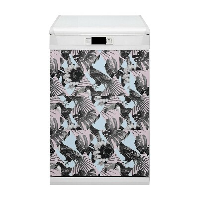 Magnet für eine Spülmaschine Tropischer Patchwork