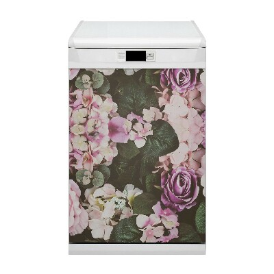 Dekorativer Magnet für eine Spülmaschine Barockblüten