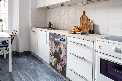 Dekorativer Magnet für eine Spülmaschine Barockblüten