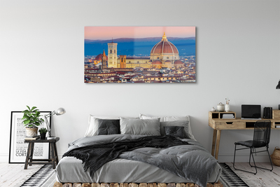 Acrylglasbilder Italien kathedrale panorama nacht