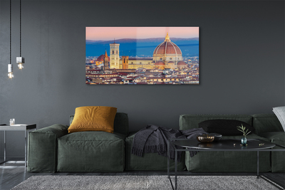 Acrylglasbilder Italien kathedrale panorama nacht