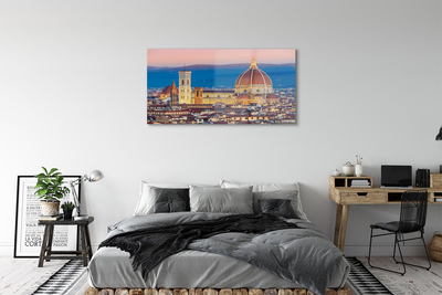 Acrylglasbilder Italien kathedrale panorama nacht