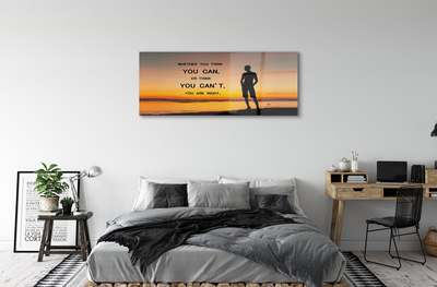 Acrylglasbilder Männlich meer