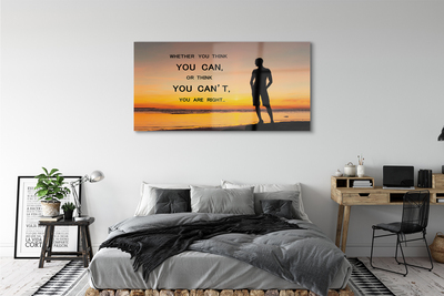 Acrylglasbilder Männlich meer