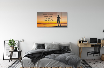 Acrylglasbilder Männlich meer