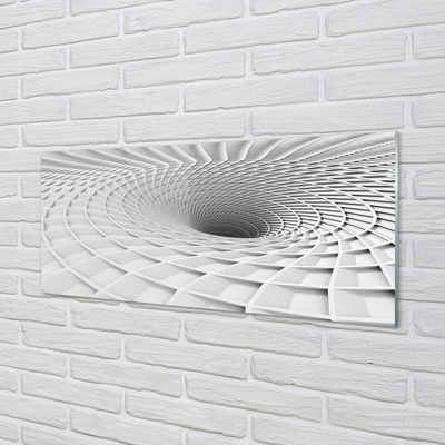 Acrylglasbilder 3d-geometrische einfülltrichter