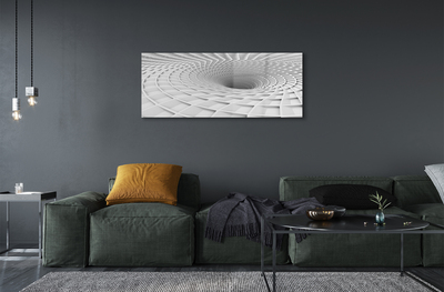 Acrylglasbilder 3d-geometrische einfülltrichter