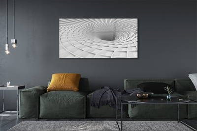 Acrylglasbilder 3d-geometrische einfülltrichter