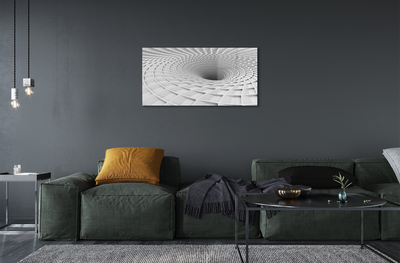 Acrylglasbilder 3d-geometrische einfülltrichter