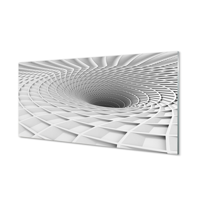 Acrylglasbilder 3d-geometrische einfülltrichter