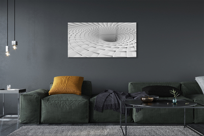 Acrylglasbilder 3d-geometrische einfülltrichter