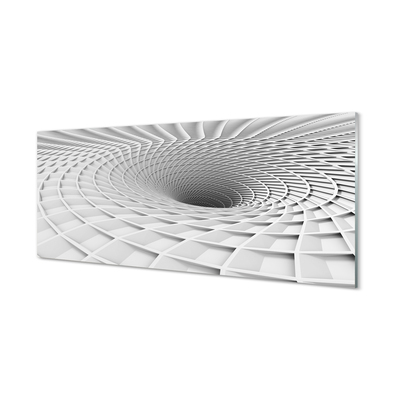 Acrylglasbilder 3d-geometrische einfülltrichter