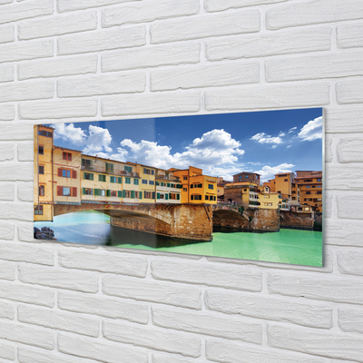 Acrylglasbilder Gebäude italien fluss-brücken