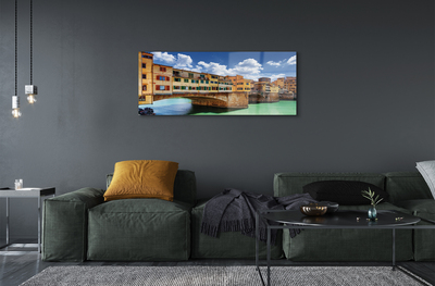 Acrylglasbilder Gebäude italien fluss-brücken