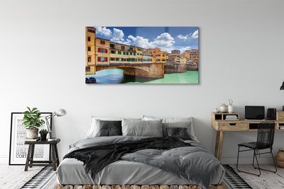 Acrylglasbilder Gebäude italien fluss-brücken