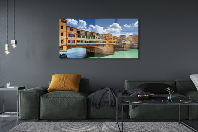 Acrylglasbilder Gebäude italien fluss-brücken