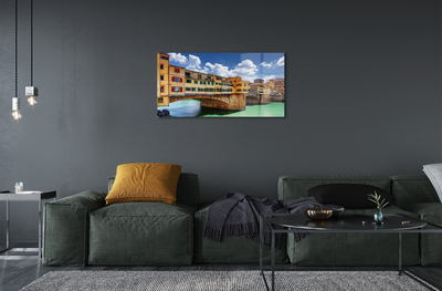 Acrylglasbilder Gebäude italien fluss-brücken
