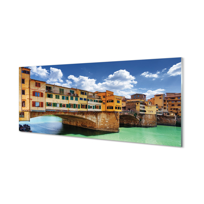 Acrylglasbilder Gebäude italien fluss-brücken