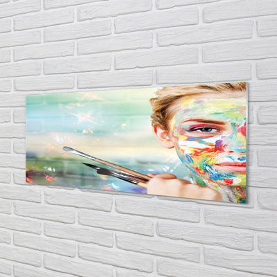Acrylglasbilder Die frau bürsten