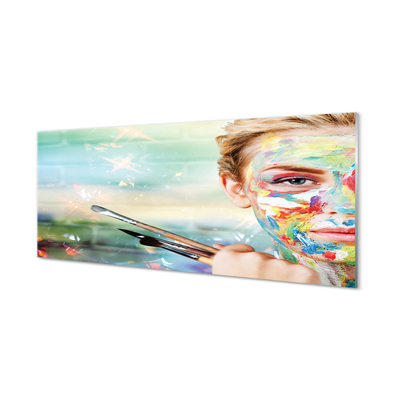 Acrylglasbilder Die frau bürsten