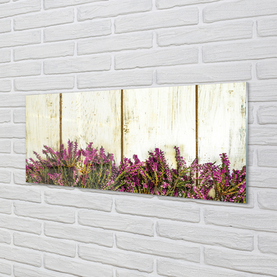 Acrylglasbilder Platten lila blüten