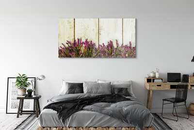 Acrylglasbilder Platten lila blüten