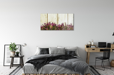 Acrylglasbilder Platten lila blüten