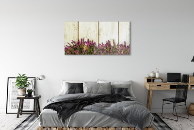 Acrylglasbilder Platten lila blüten