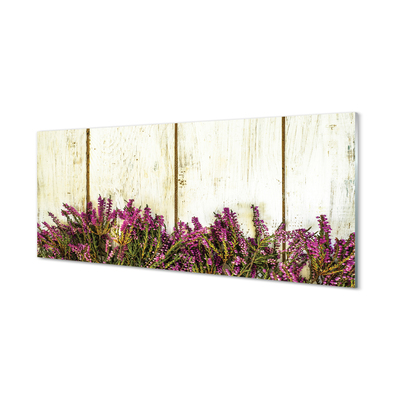 Acrylglasbilder Platten lila blüten