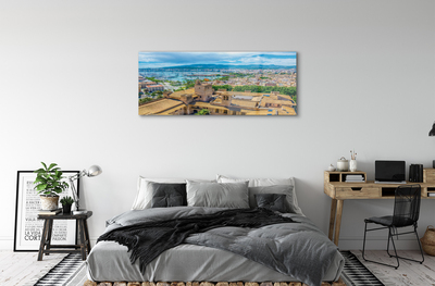 Acrylglasbilder Spanische küstenstadt hafen
