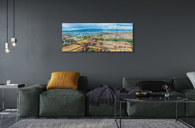 Acrylglasbilder Spanische küstenstadt hafen