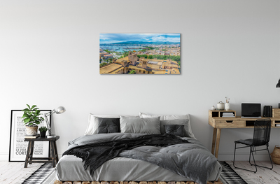Acrylglasbilder Spanische küstenstadt hafen