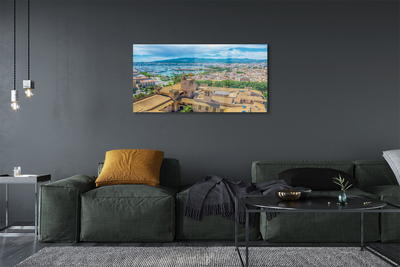 Acrylglasbilder Spanische küstenstadt hafen