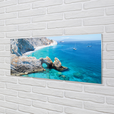Acrylglasbilder Küste von griechenland sea beach