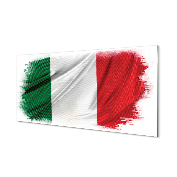 Acrylglasbilder Flagge von italien