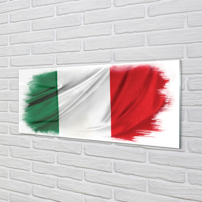 Acrylglasbilder Flagge von italien