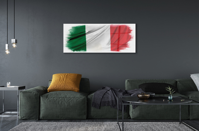 Acrylglasbilder Flagge von italien